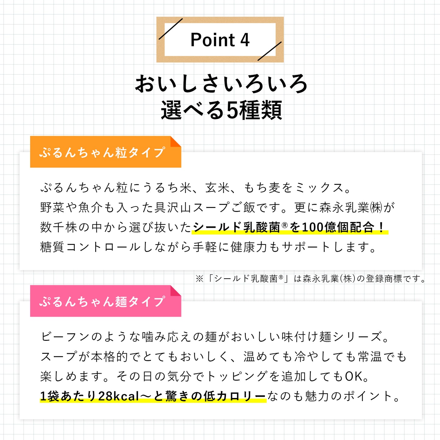 オーミケンシ ぷるんちゃんシリーズ 5食セット
